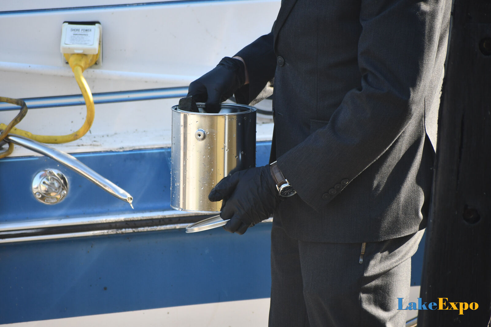 Weapon Is Placed In Cannister